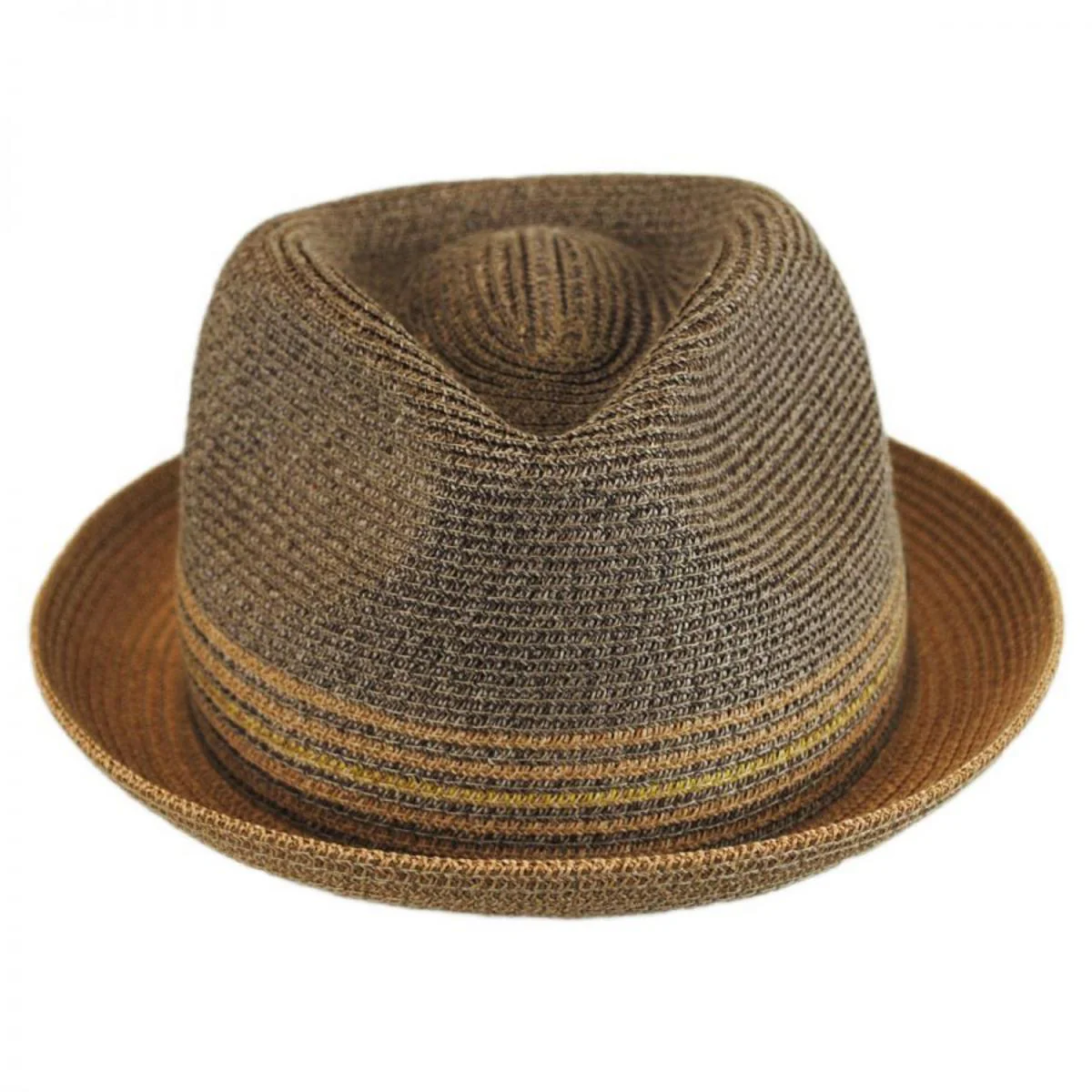 Hooper Toyo Straw Blend Trilby Fedora Hat - Image 6