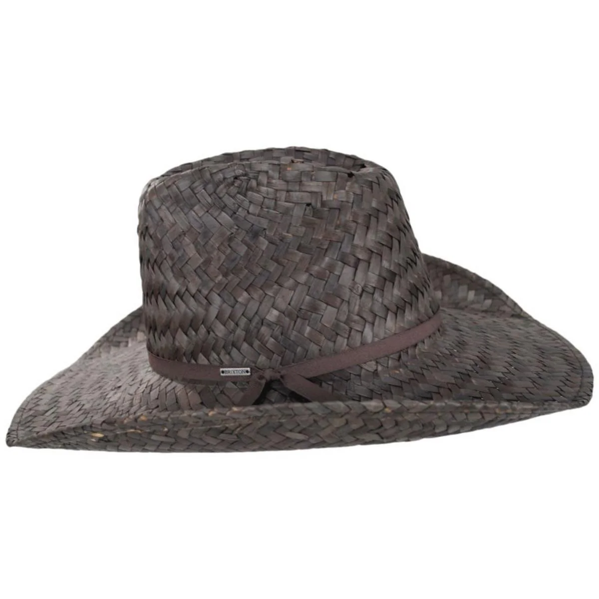 Houston Rush Straw Cowboy Hat - Natural & Toffee - Image 3
