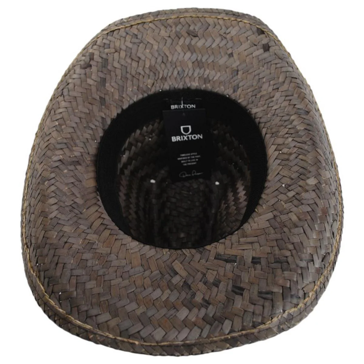 Houston Rush Straw Cowboy Hat - Natural & Toffee - Image 4