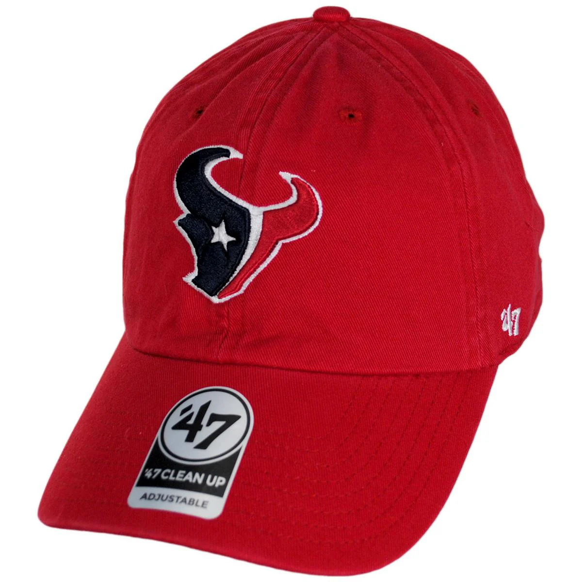 Houston Texans NFL Clean Up Strapback Baseball Cap Dad Hat - Image 5
