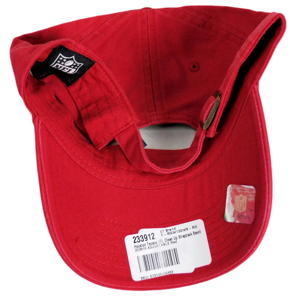 Houston Texans NFL Clean Up Strapback Baseball Cap Dad Hat - Image 8