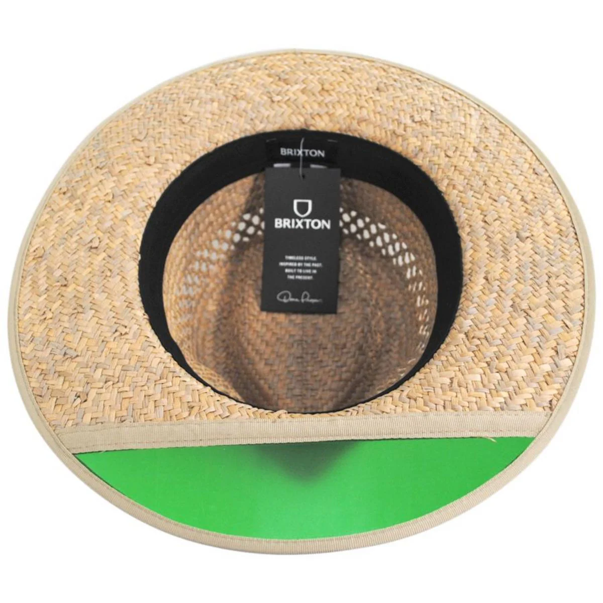 Hunter Malan Straw Fedora Hat - FINAL SALE - Image 4