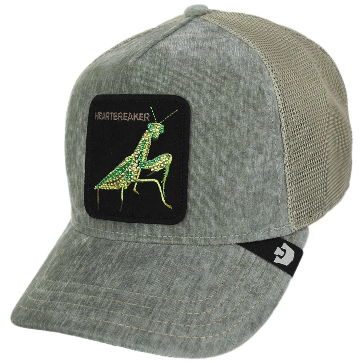Iced Mantis Mesh Trucker Snapback Baseball Cap