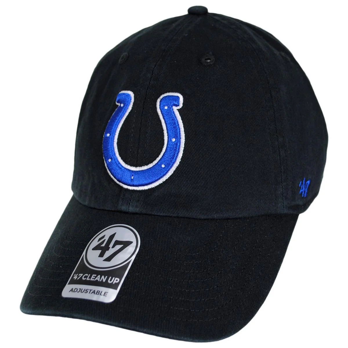 Indianapolis Colts NFL Clean Up Strapback Baseball Cap Dad Hat - Image 3