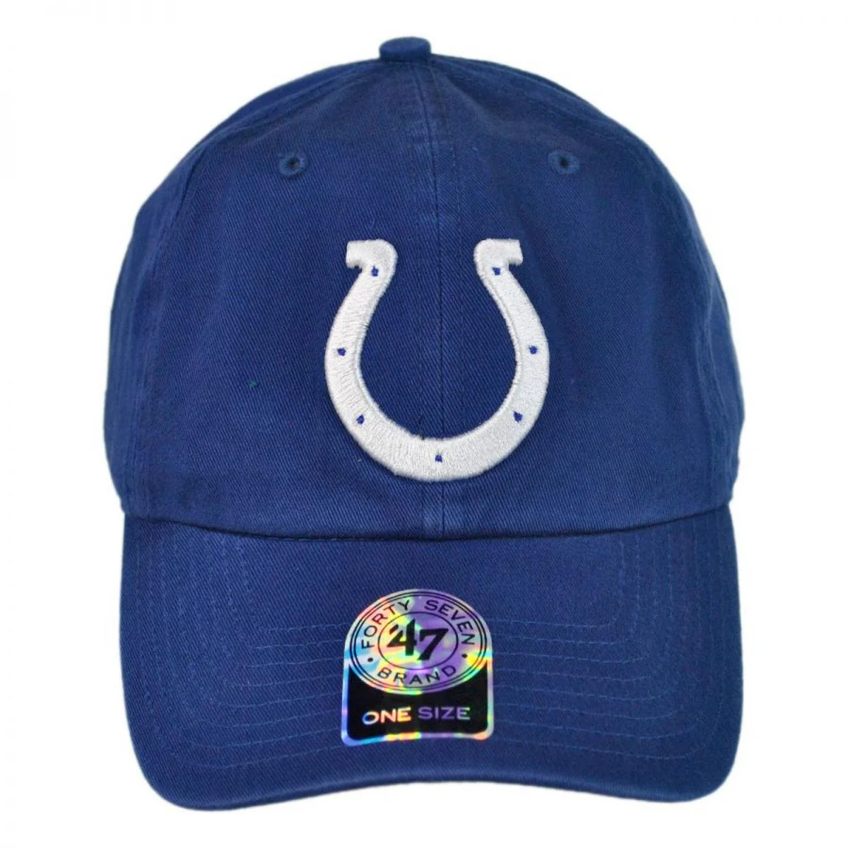 Indianapolis Colts NFL Clean Up Strapback Baseball Cap Dad Hat - Image 7