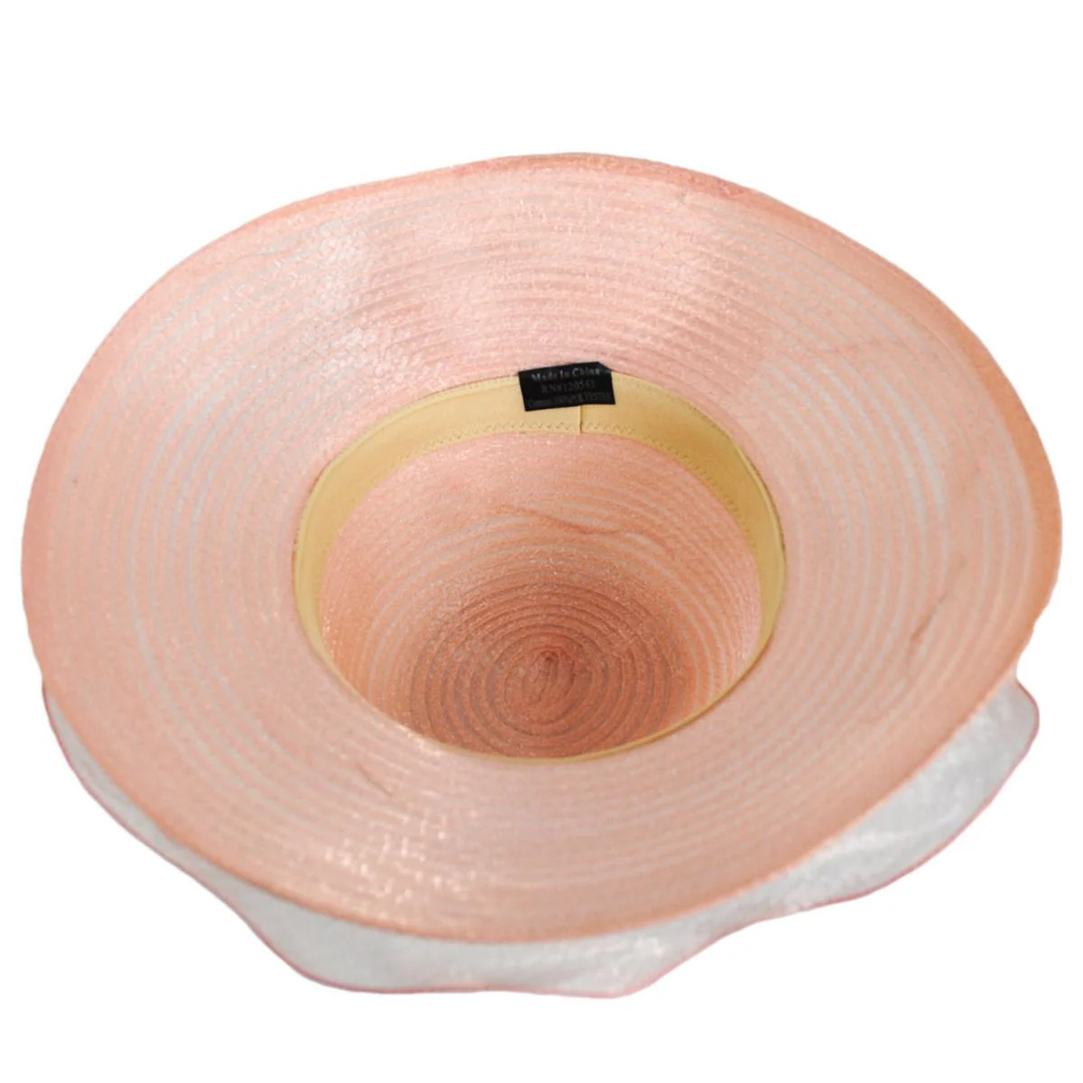 Iridescent Milan Organza Downbrim Hat - Image 9