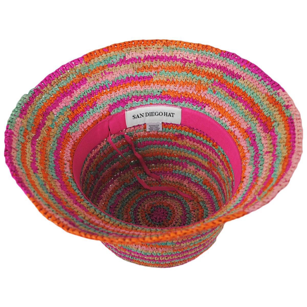Iris Raffia Straw Bucket Hat - Image 5