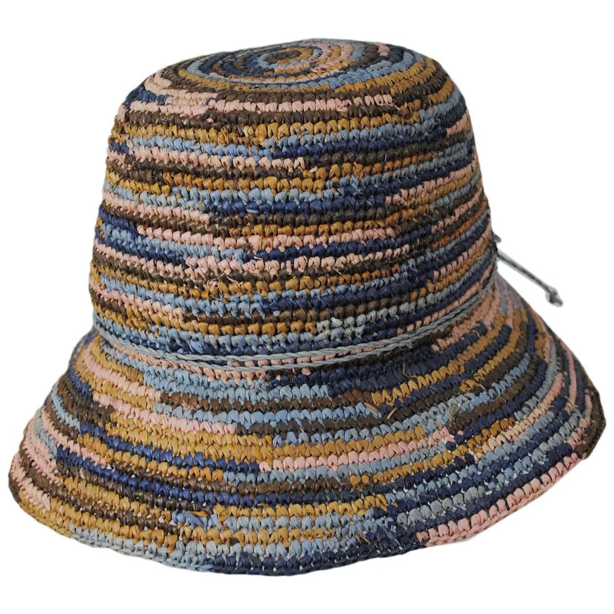 Iris Raffia Straw Bucket Hat - Image 7