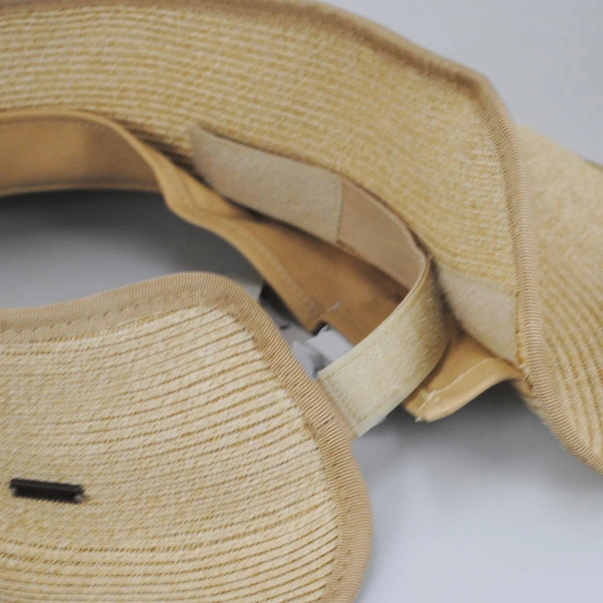 Ivy Toyo Braid Straw Rollable Visor - Image 5