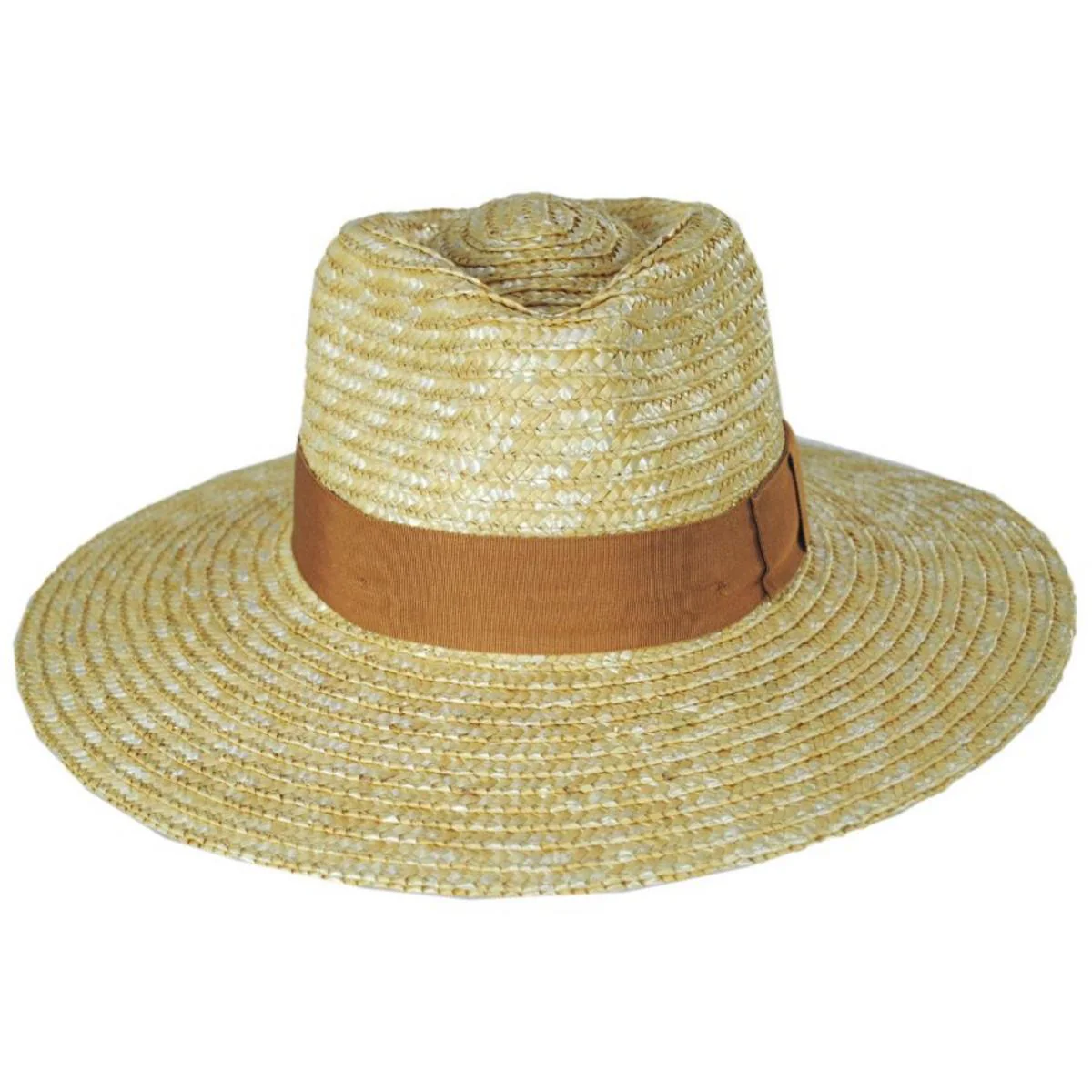 Joanna Wheat Straw Fedora Hat - Honey/Lion - Image 3