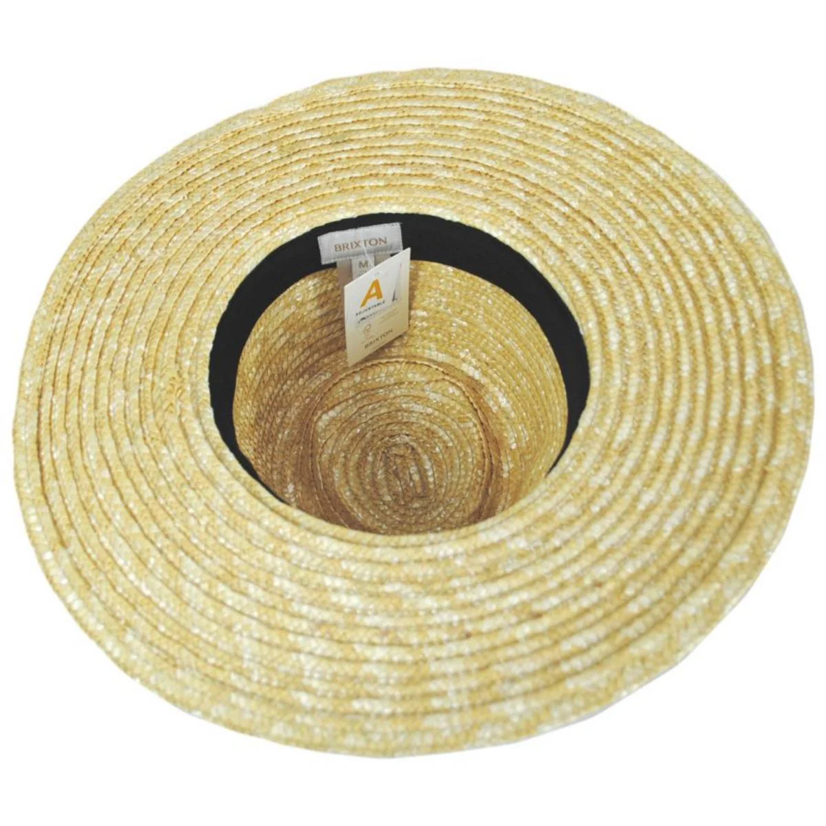 Joanna Wheat Straw Fedora Hat - Honey/Lion - Image 5