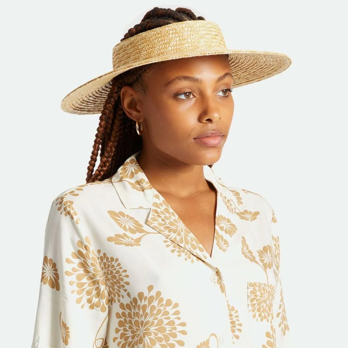 Joanna Wheat Straw Visor - Honey - Image 4
