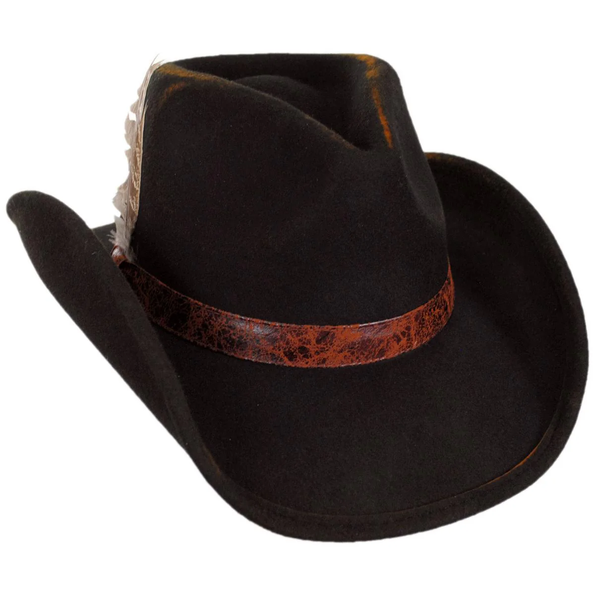 Kamela Wool Felt Western Hat