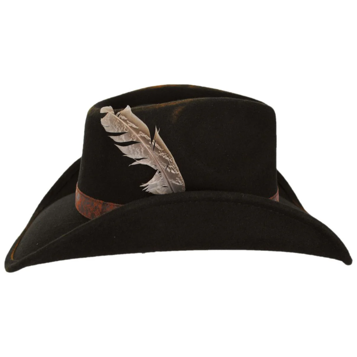 Kamela Wool Felt Western Hat - Image 3