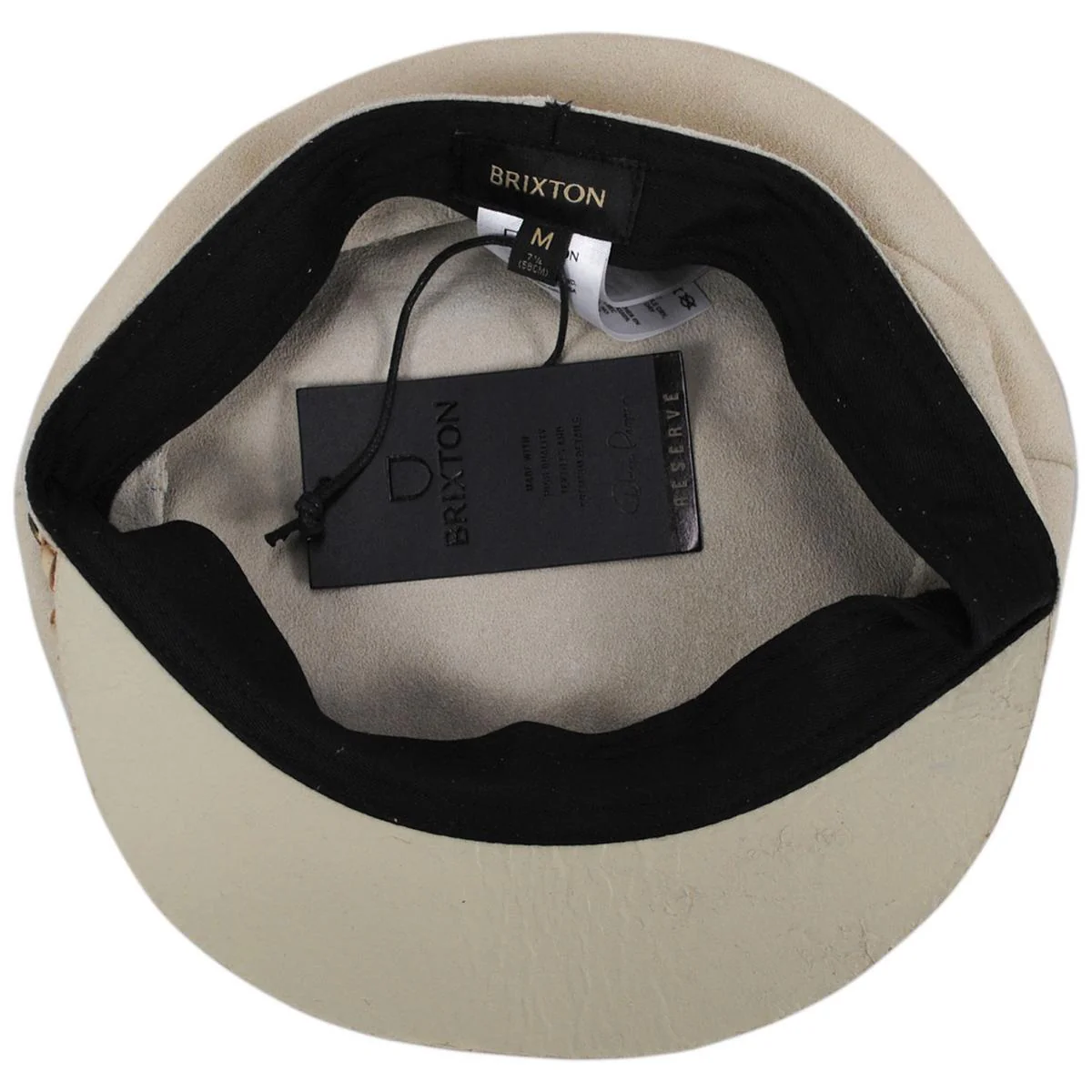 Kayla Leather Suede Fiddler Cap - Image 4