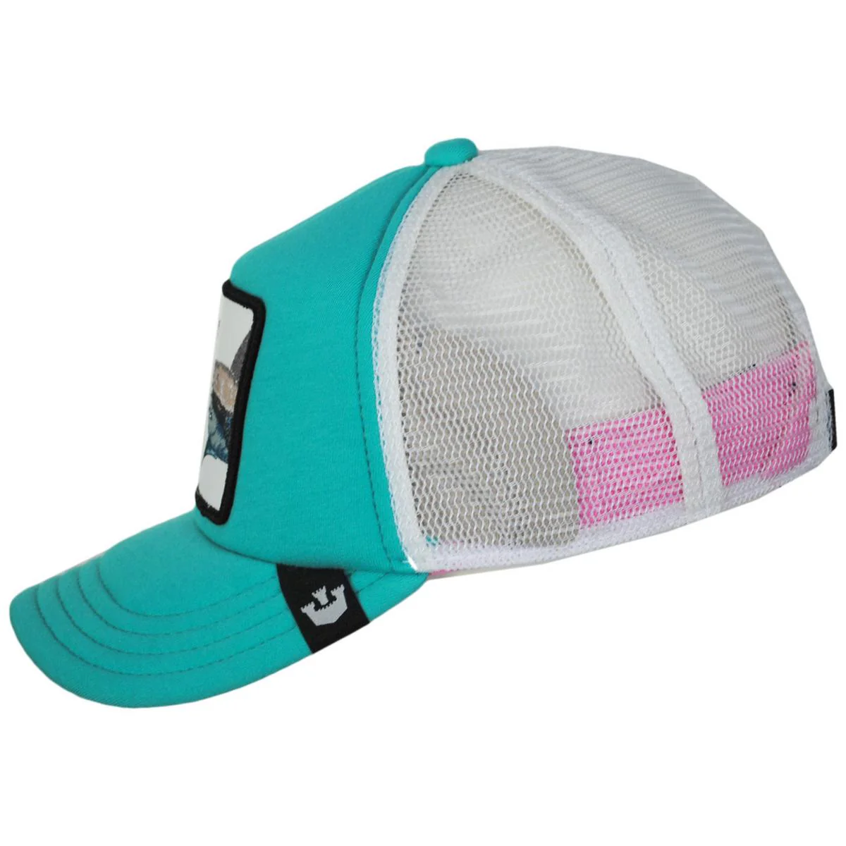 Kid's Baby Shark Mesh Trucker Snapback Baseball Cap - Image 3