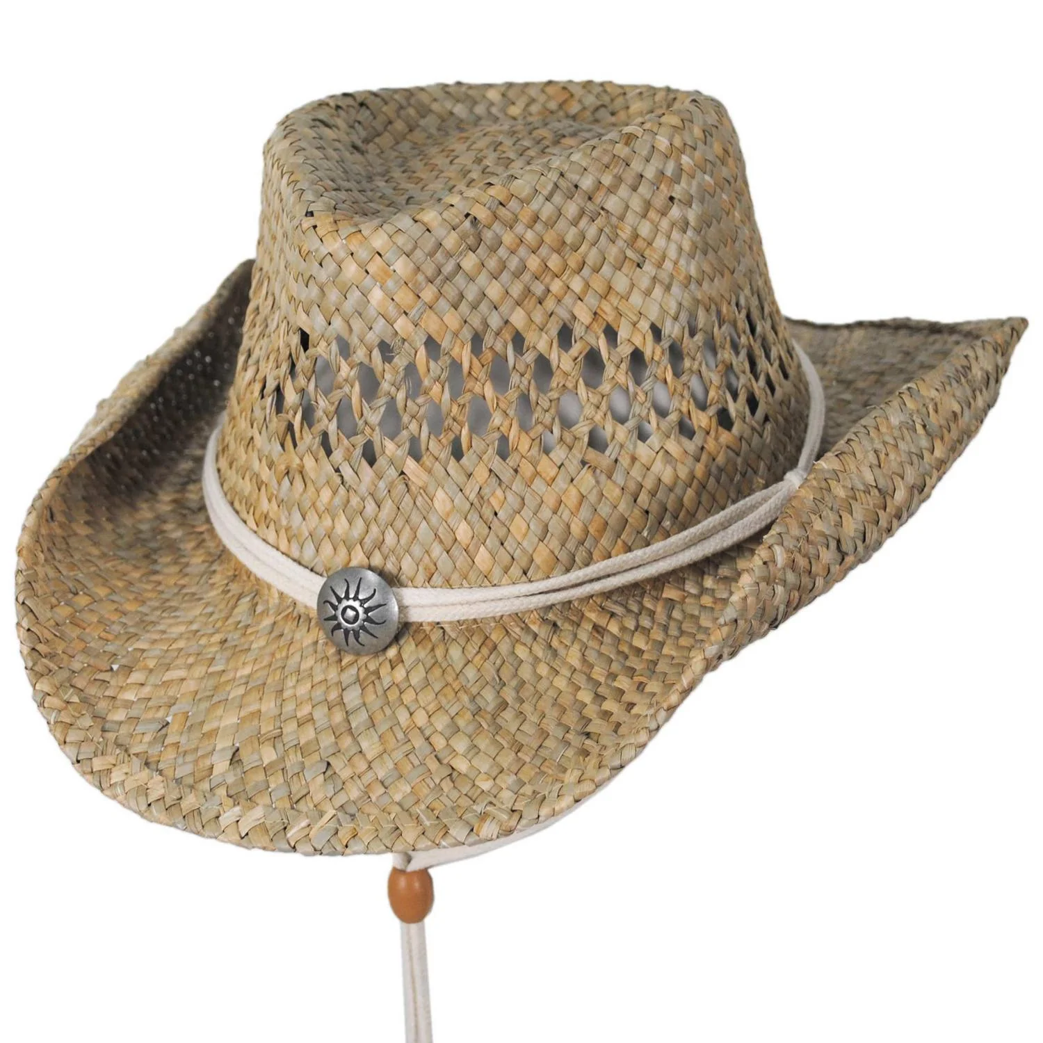 Kid's Bull Seagrass Straw Western Hat
