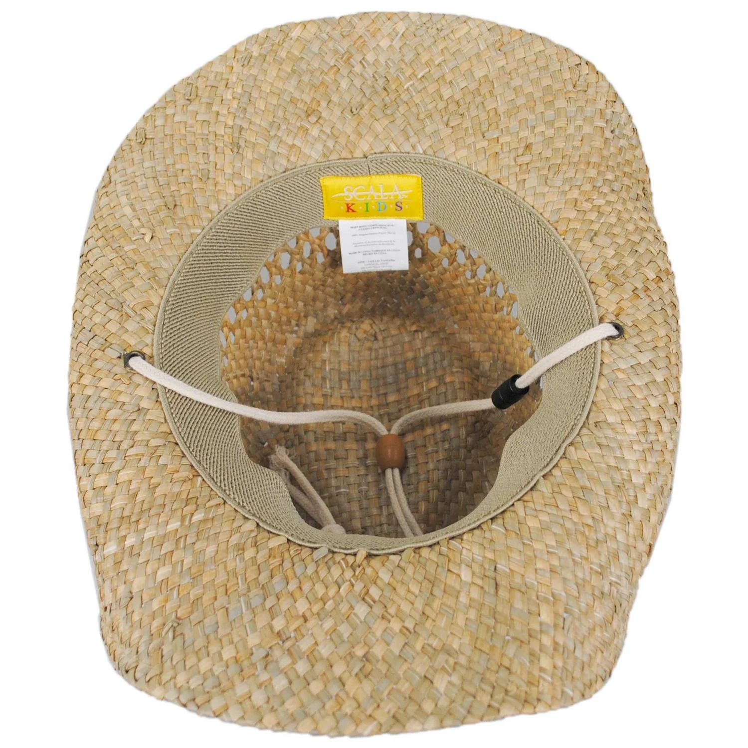 Kid's Bull Seagrass Straw Western Hat - Image 4