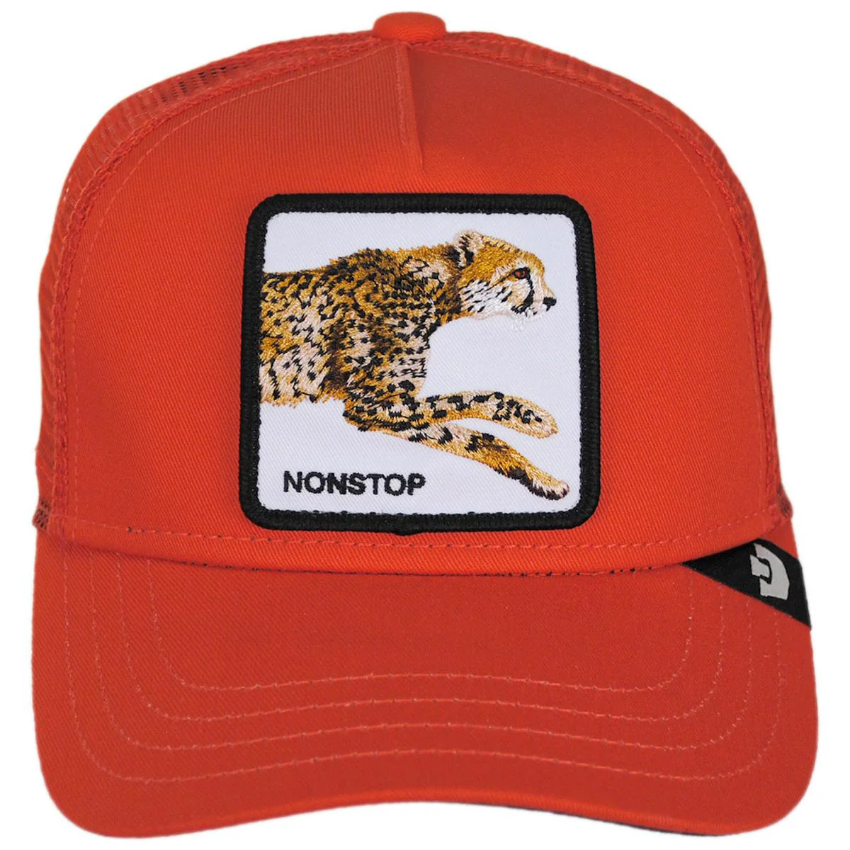 Kid's Cheetah Mesh Trucker Snapback Baseball Cap - Image 2