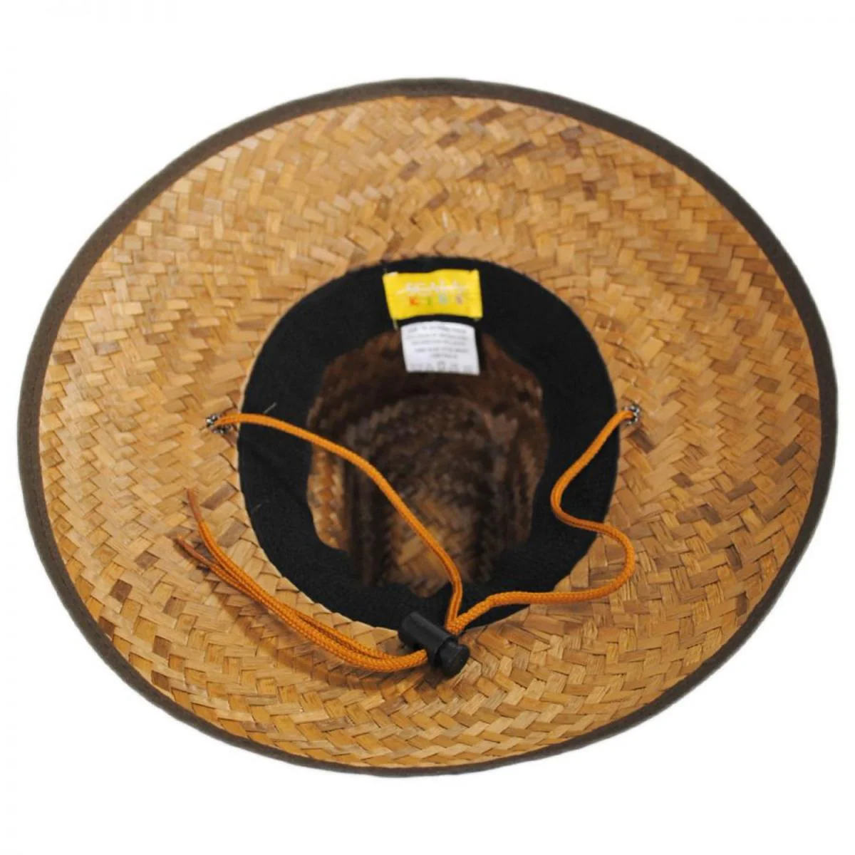Kid's Costa Brava Palm Straw Lifeguard Hat - Image 4