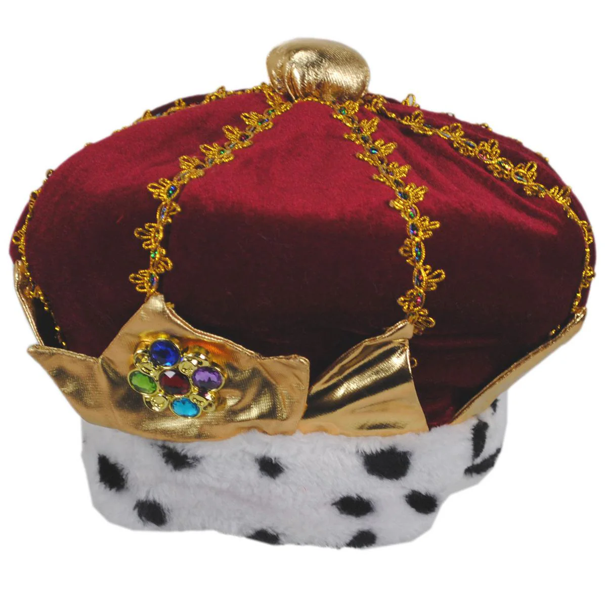 Kid's Royal Red King Costume Hat