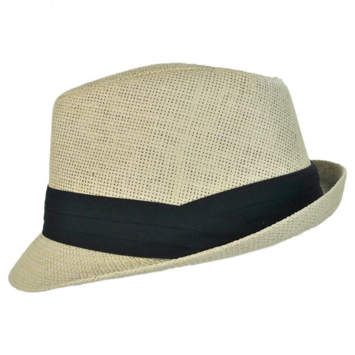 Kid's Toyo Straw Classic Fedora Hat - Image 4