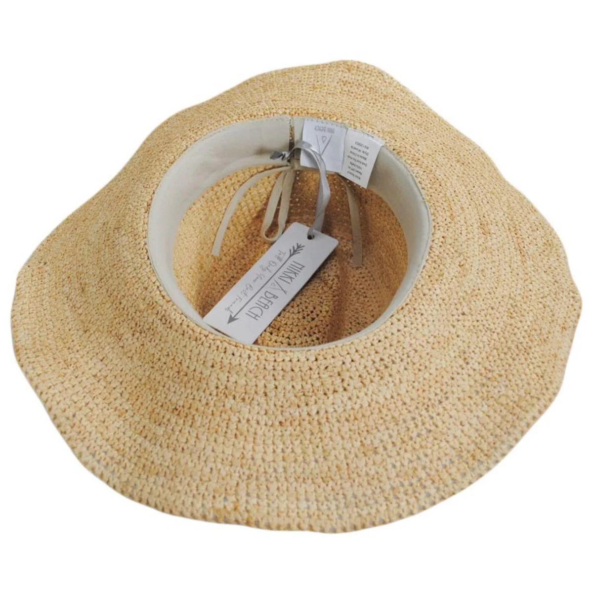 Lainey Raffia Crochet Western Hat - Image 4