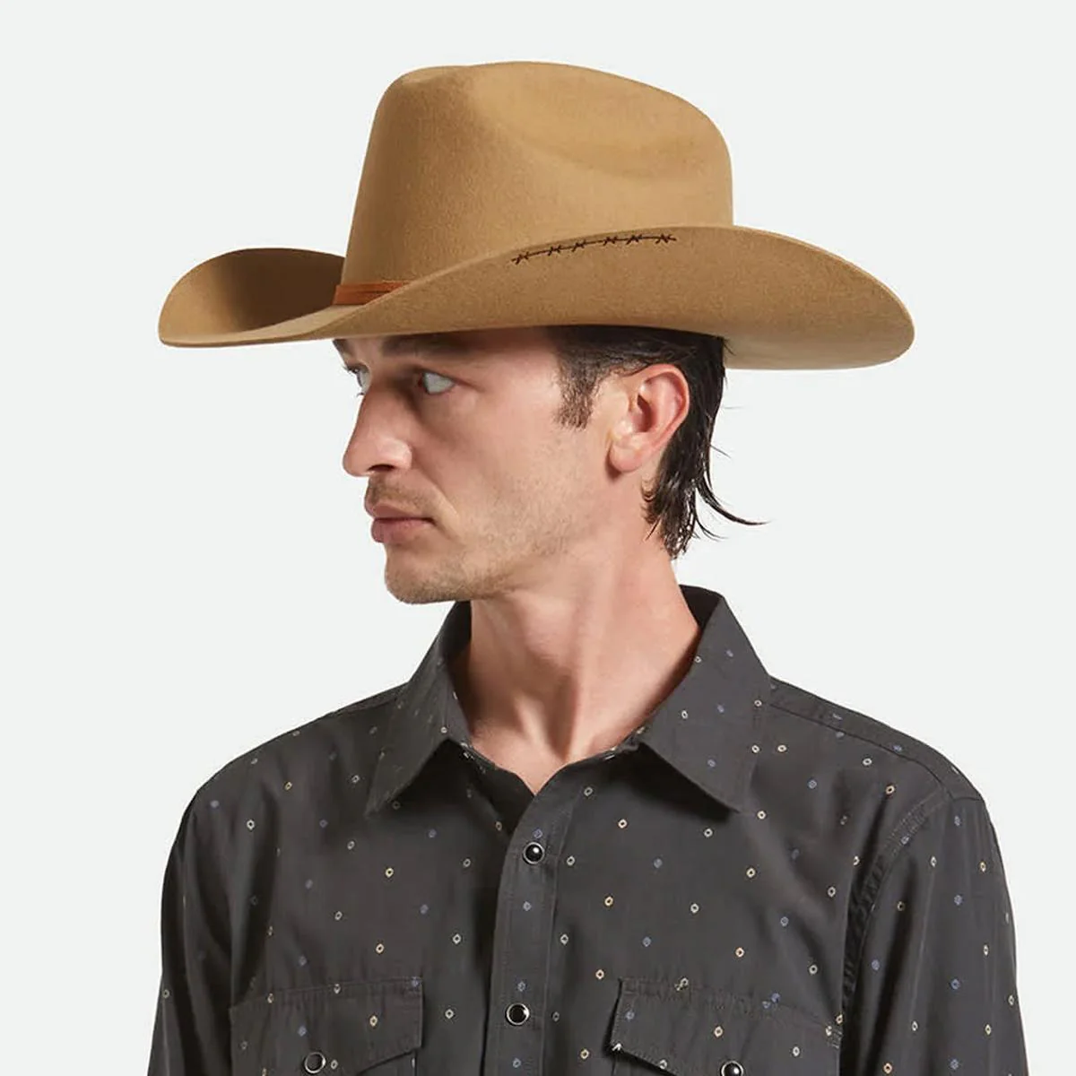 Laredo Branded Wool Felt Cowboy Hat - Image 7
