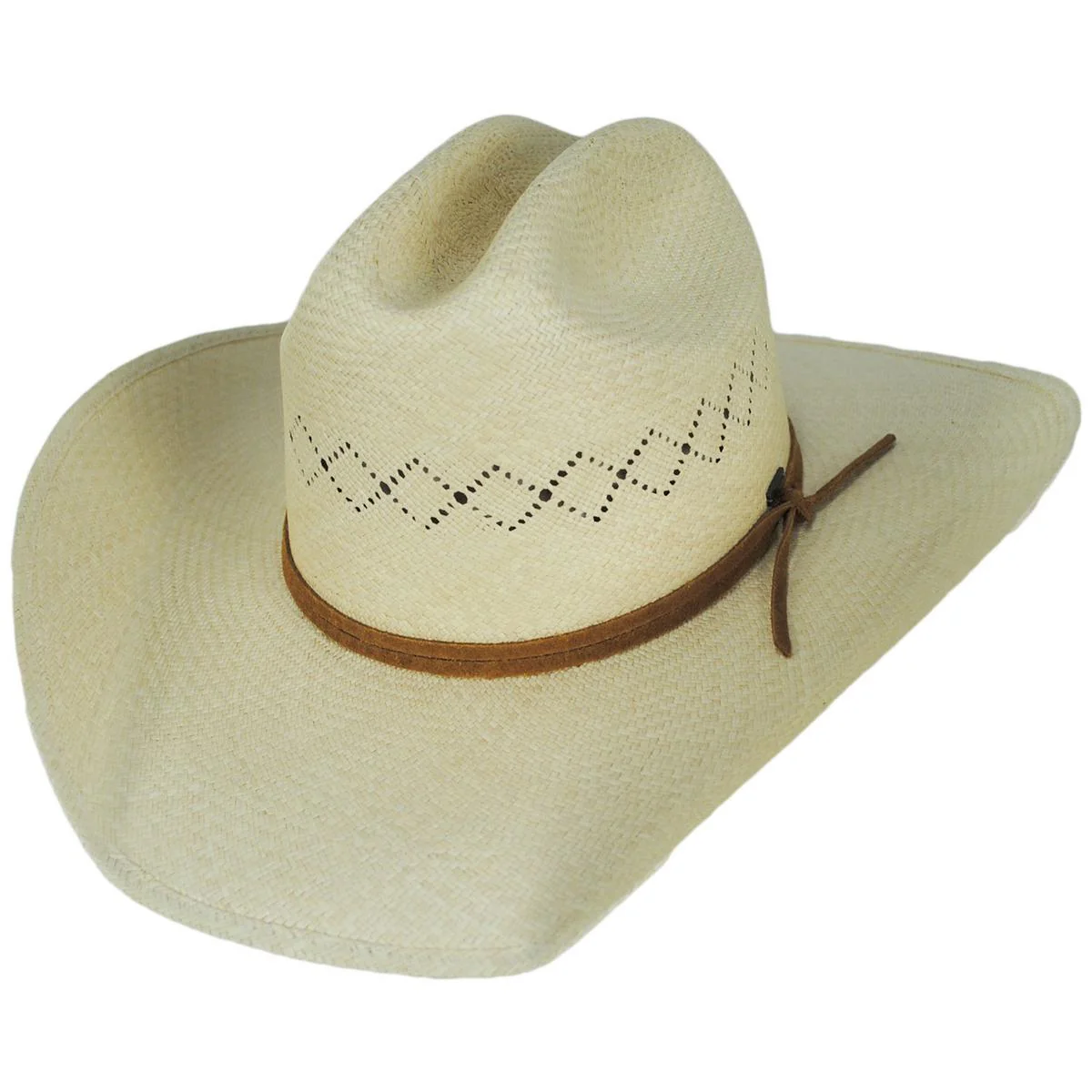 Laredo Panama Straw Western Hat