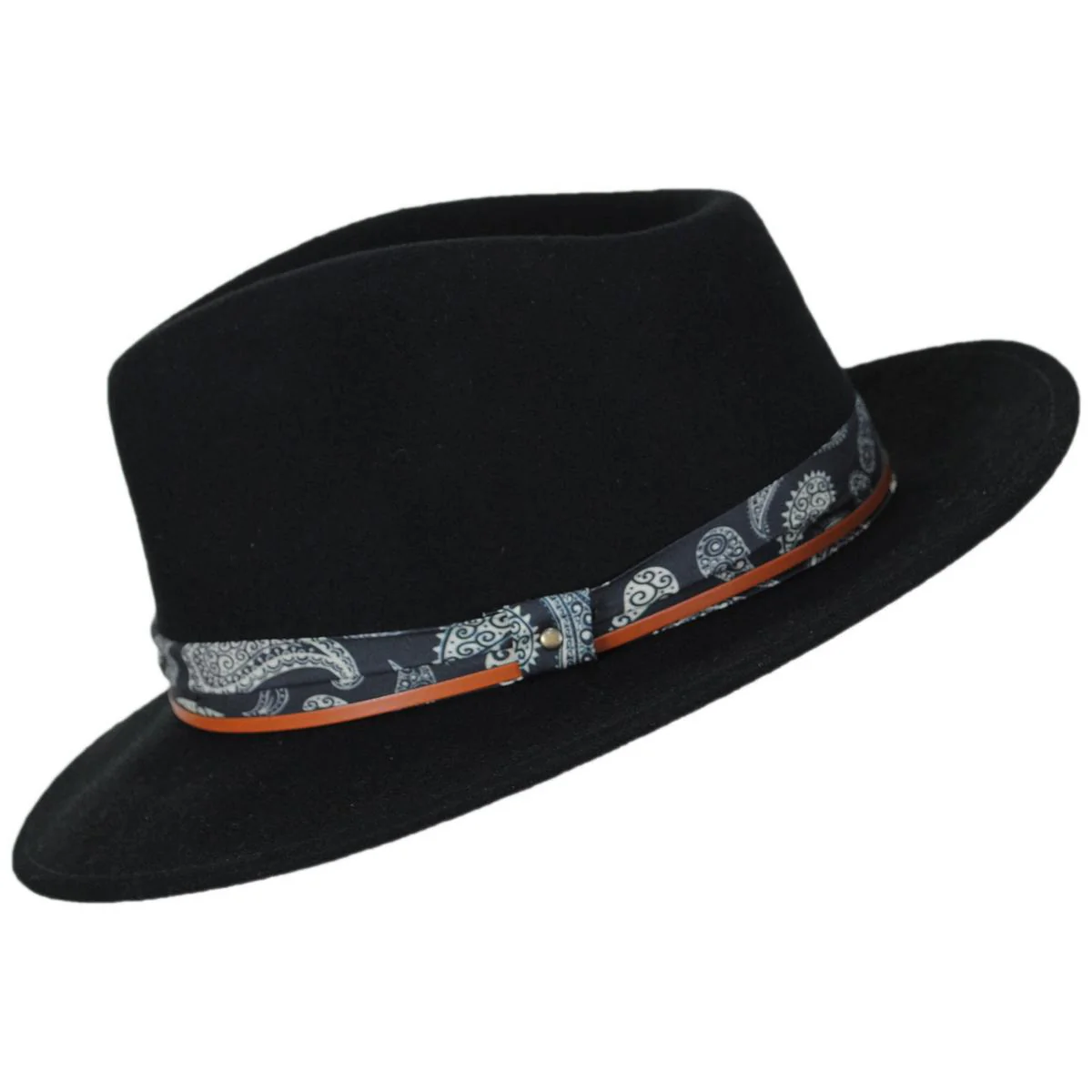 Lash Wool Felt Fedora Hat - Image 7