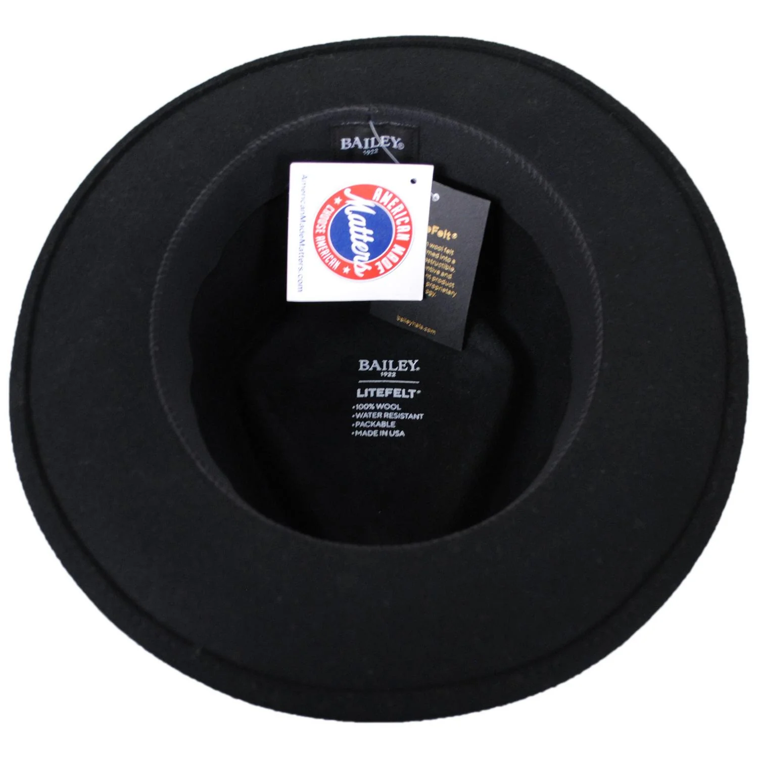 Lasham Wool LiteFelt Fedora Hat - Image 4