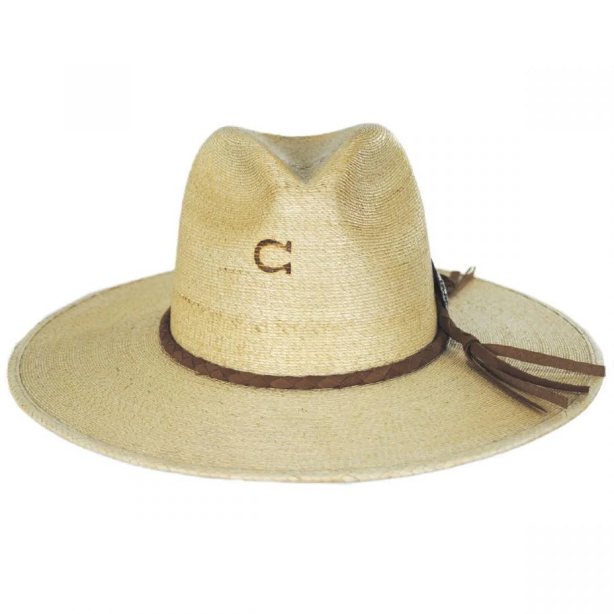 Lefty Palm Straw Fedora Hat - Image 3
