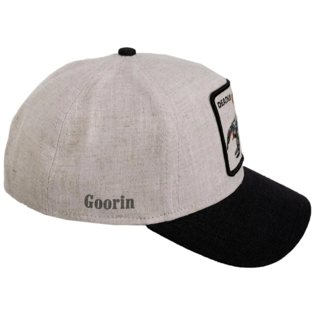 Lethal Linen Snapback Baseball Cap - Image 3