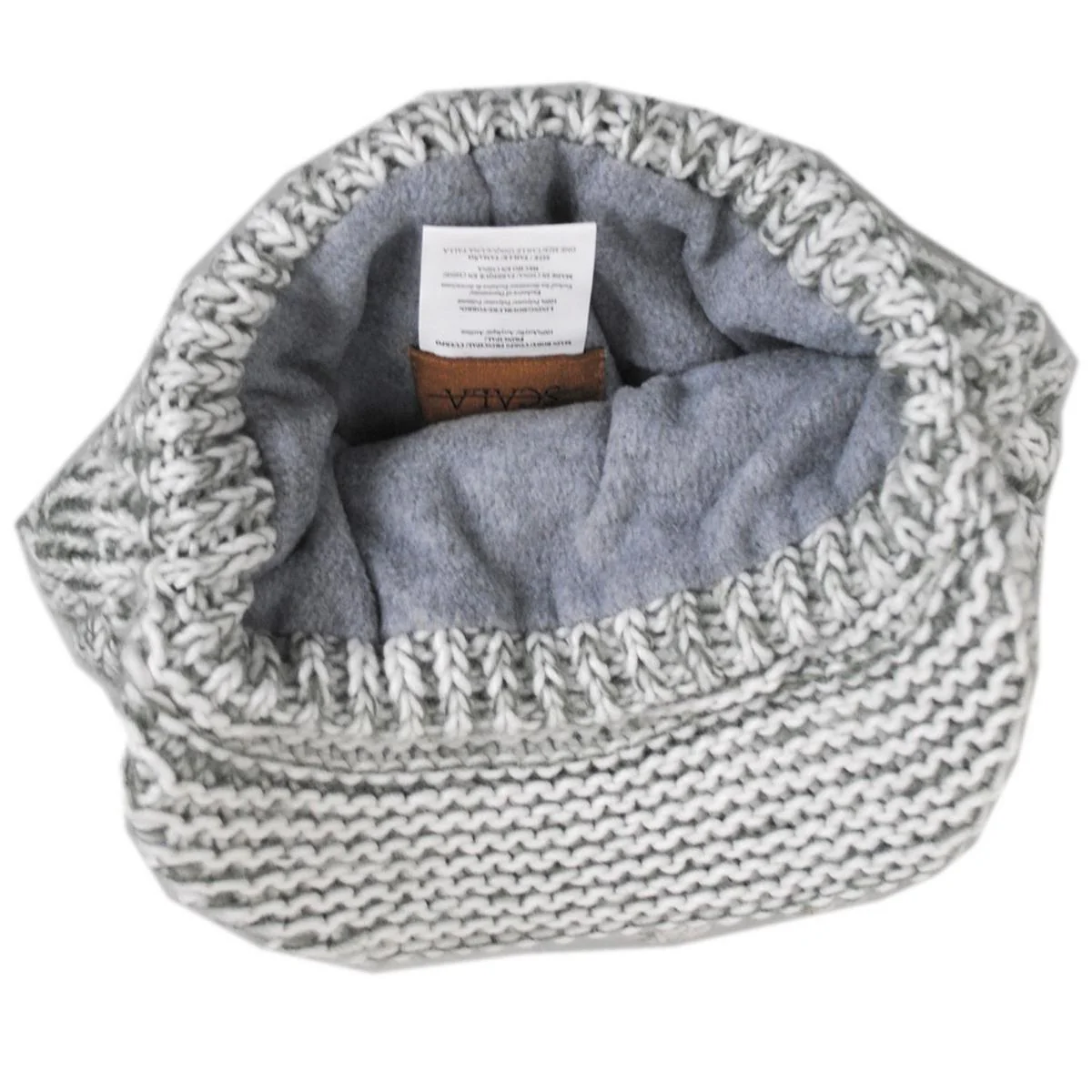 Lingyee Cable Knit Radar Cap - Image 4