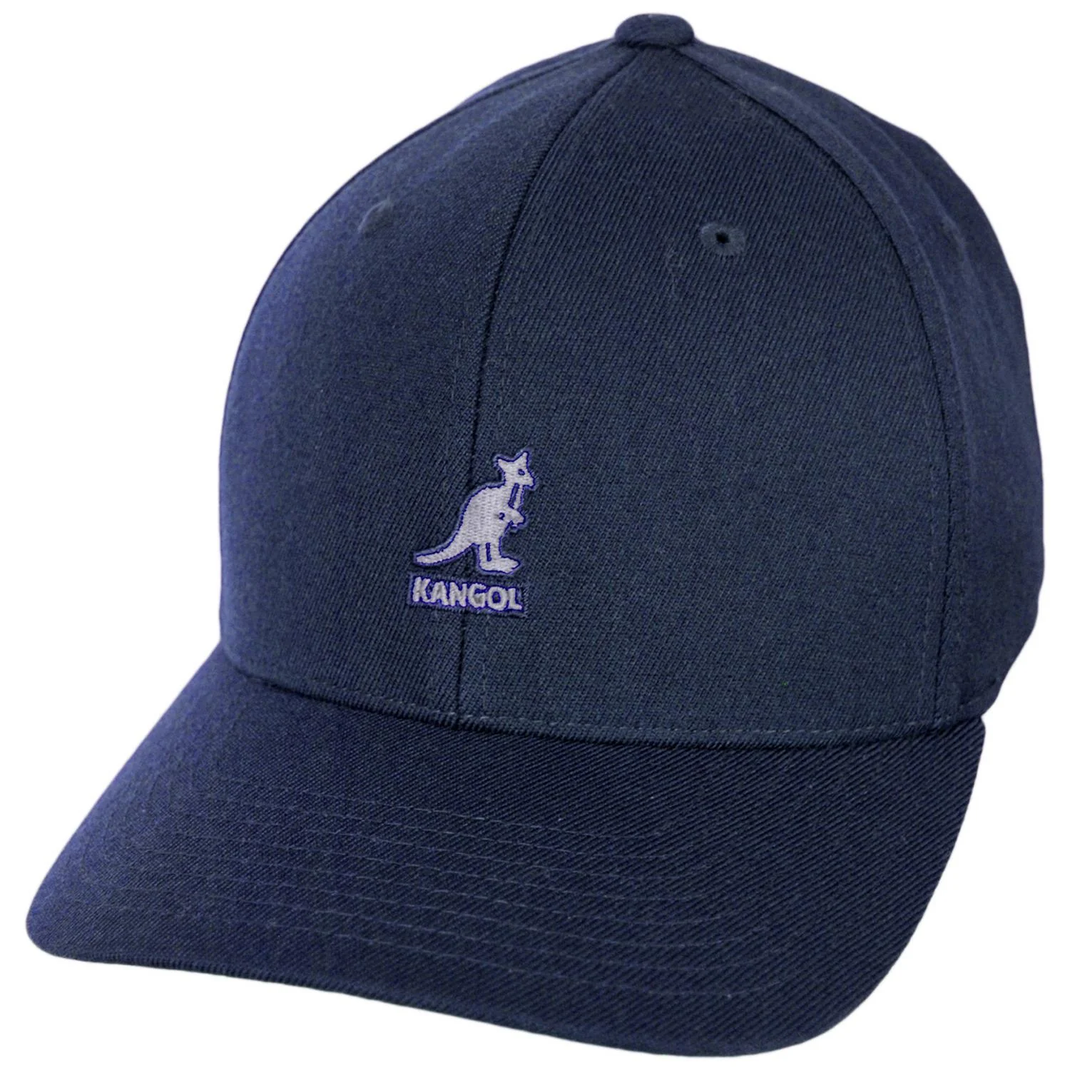 Logo Wool Flexfit Fitted Baseball Cap - Image 27