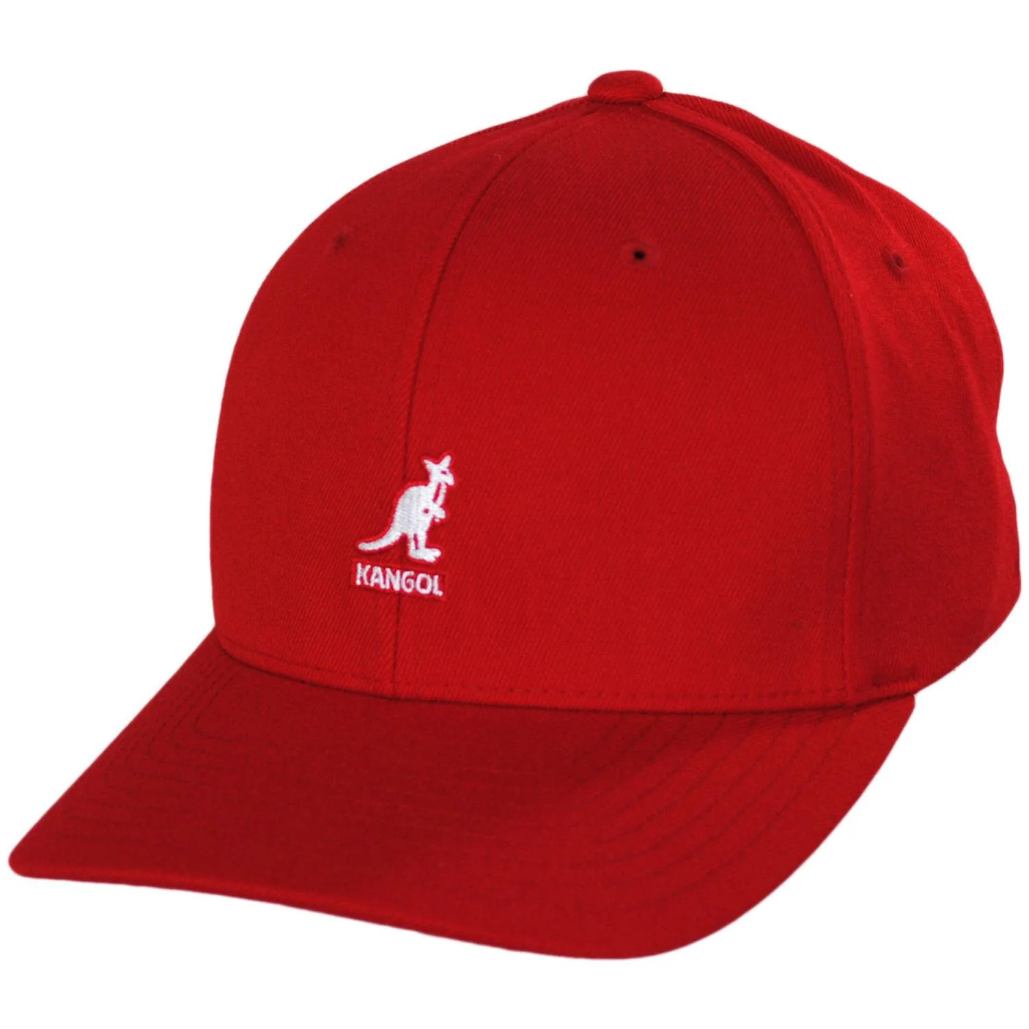 Logo Wool Flexfit Fitted Baseball Cap - Image 43