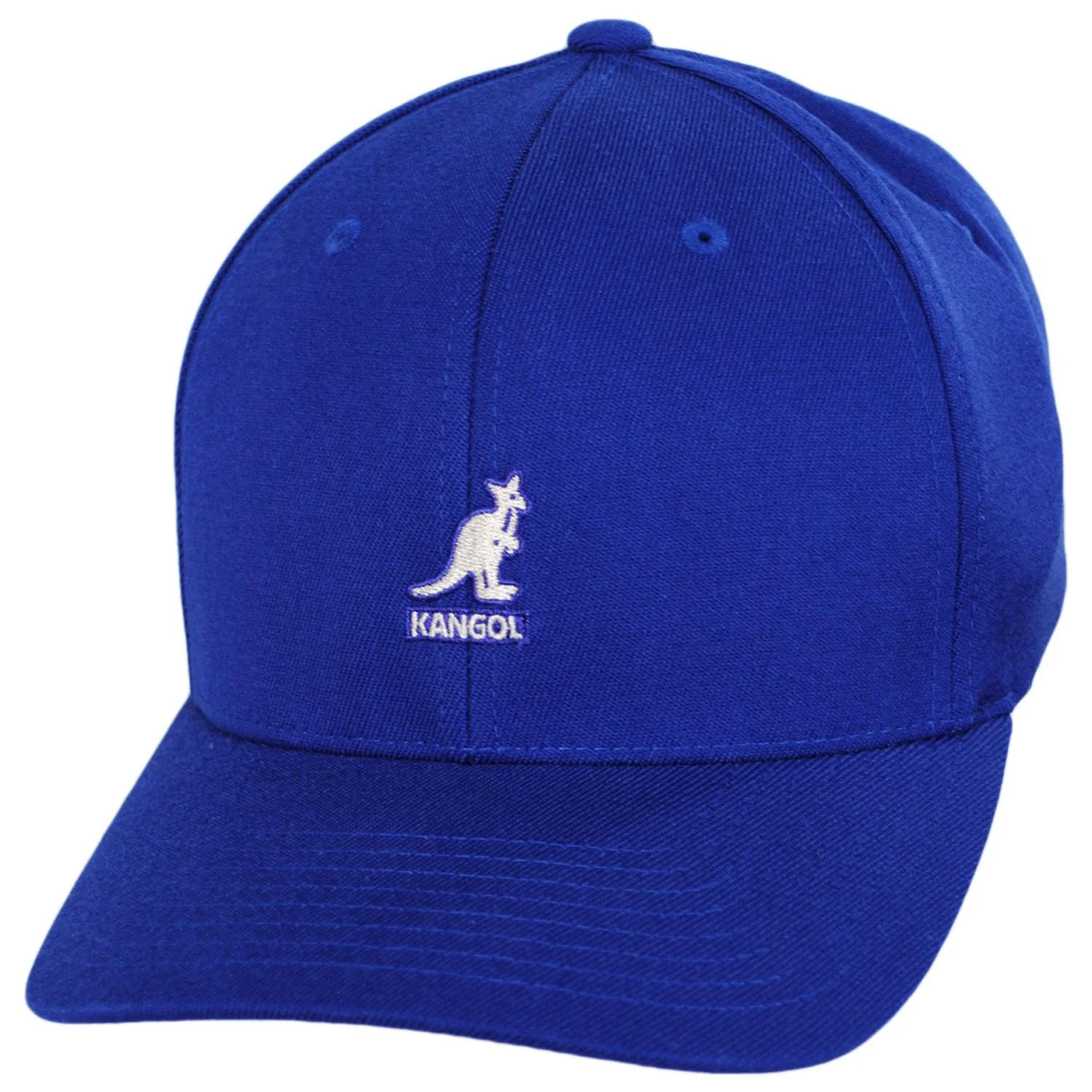 Logo Wool Flexfit Fitted Baseball Cap - Image 47