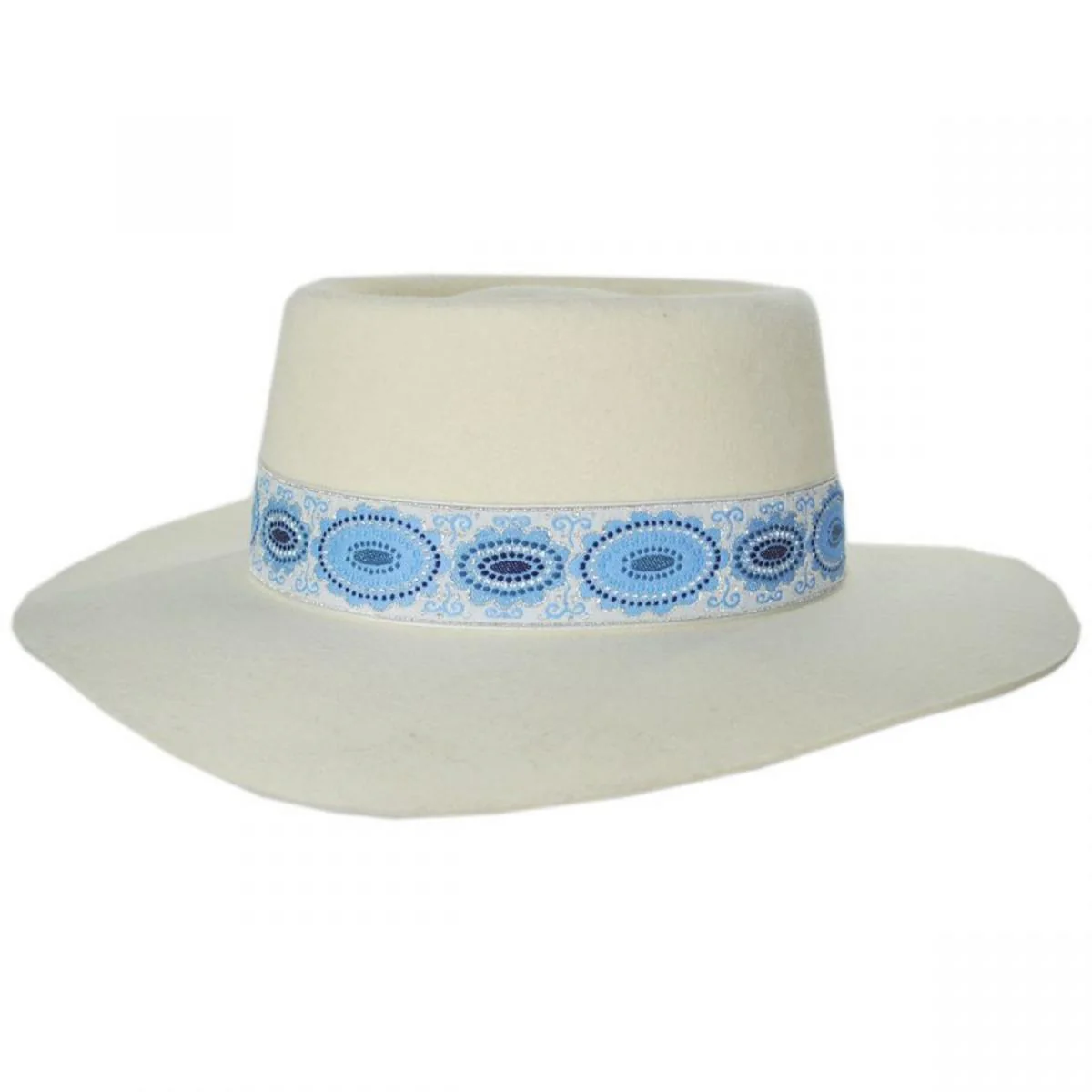 Lolita Wool Felt Boater Hat - FINAL SALE - Image 4