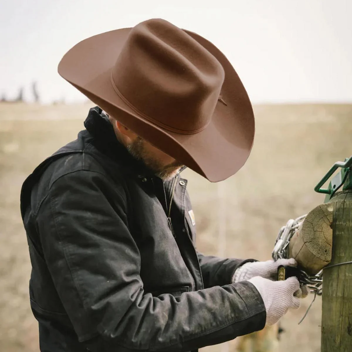 Longhorn Wool Felt Western Hat - Image 2