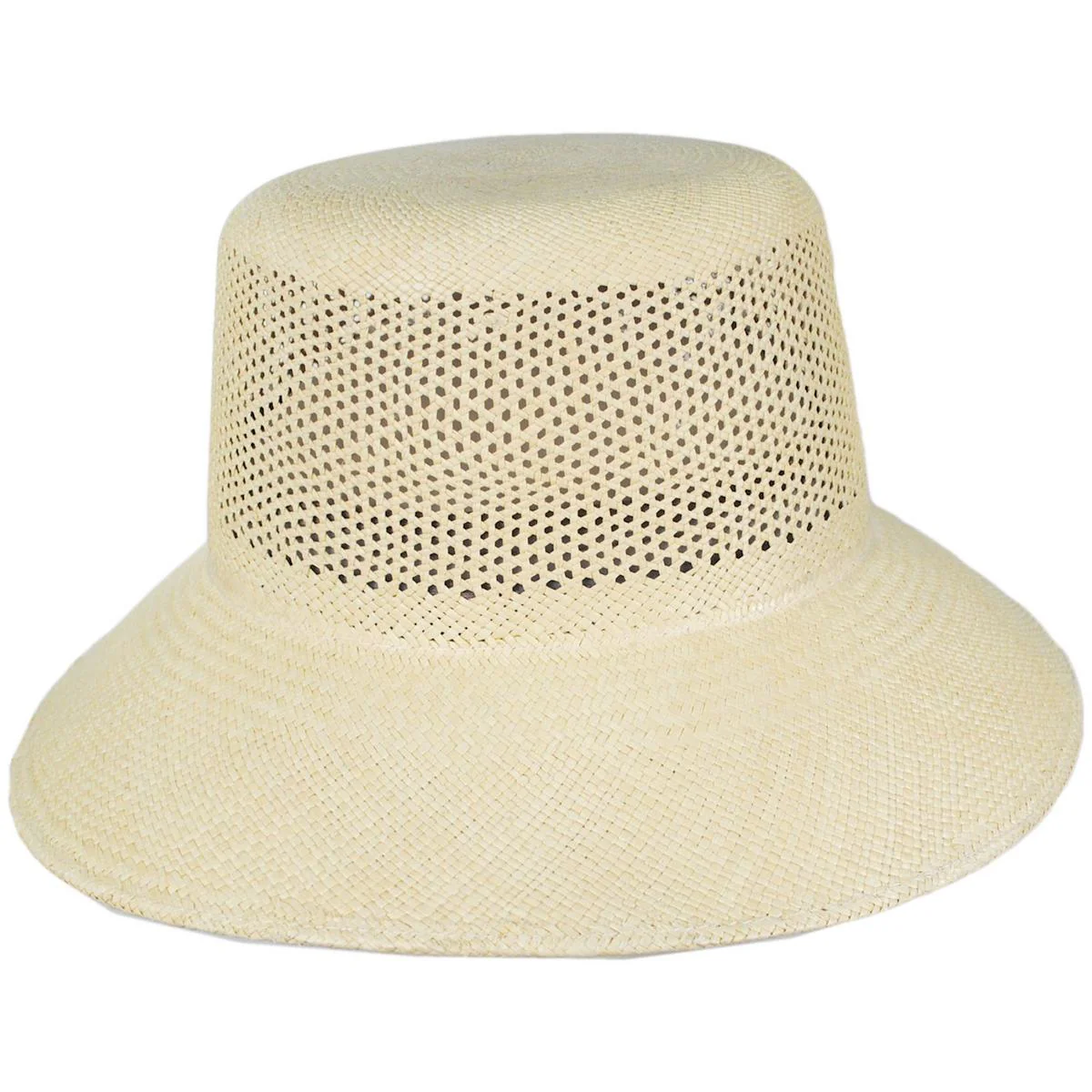 Lopez Vent Crown Panama Straw Sun Hat - Image 4