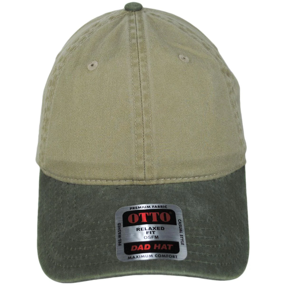 LoPro Washed Pigment Dyed Cotton Twill Strapback Baseball Cap Dad Hat - Image 10