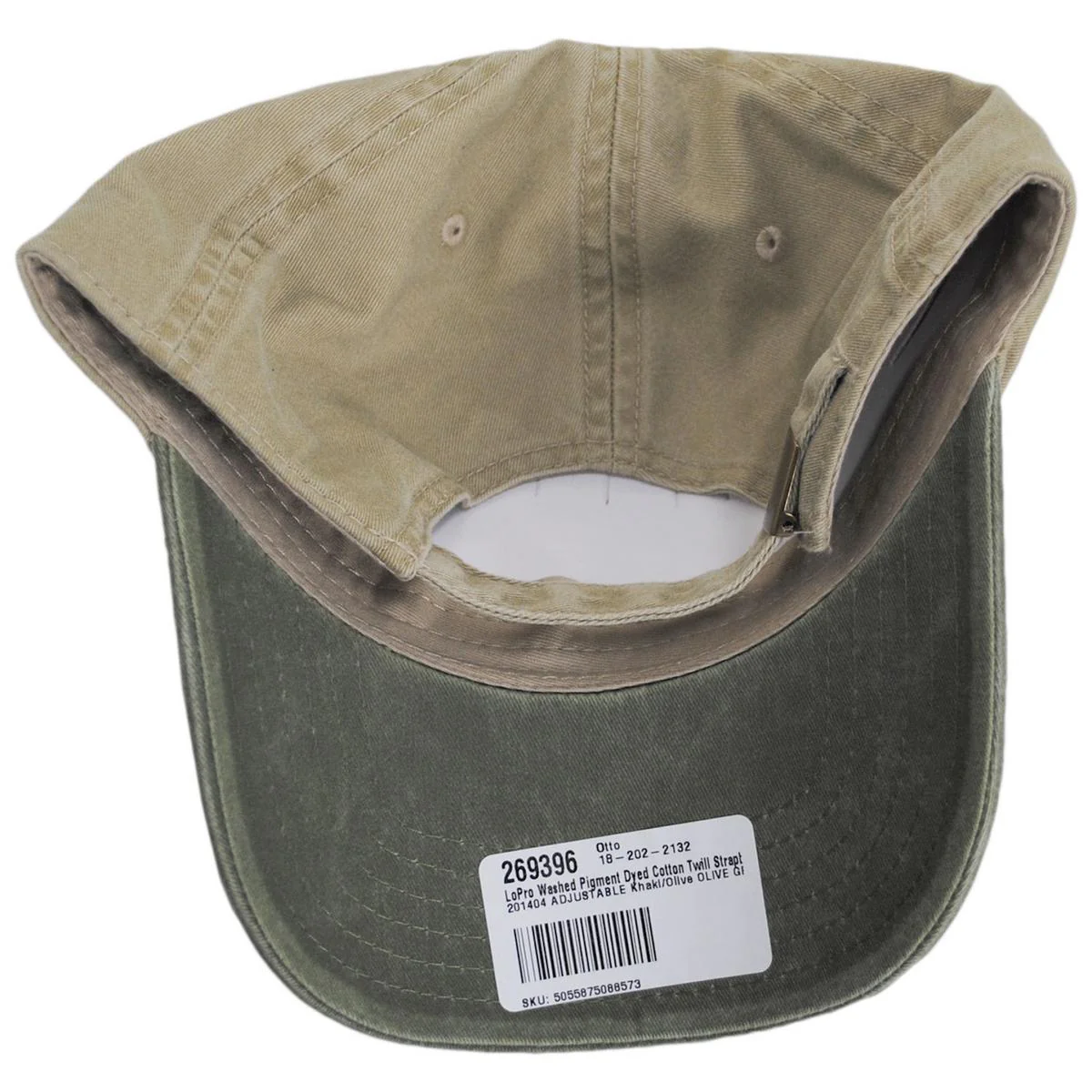 LoPro Washed Pigment Dyed Cotton Twill Strapback Baseball Cap Dad Hat - Image 12