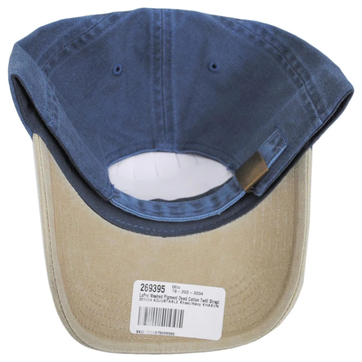 LoPro Washed Pigment Dyed Cotton Twill Strapback Baseball Cap Dad Hat - Image 15