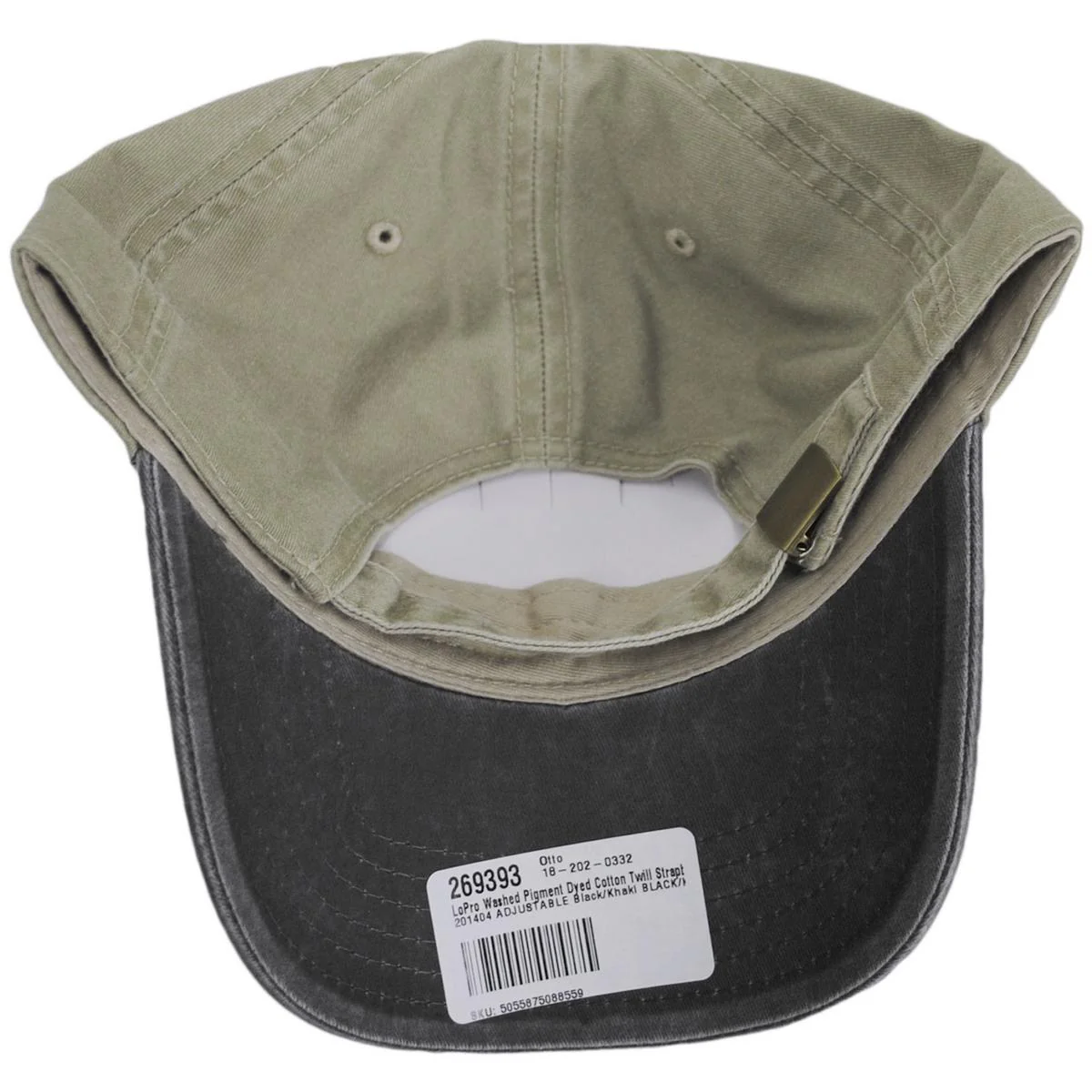 LoPro Washed Pigment Dyed Cotton Twill Strapback Baseball Cap Dad Hat - Image 4