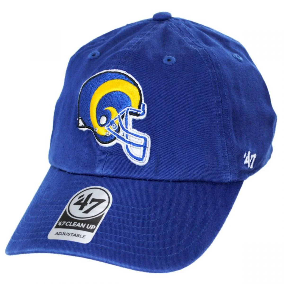 Los Angeles Rams NFL Clean Up Strapback Baseball Cap Dad Hat - Image 13