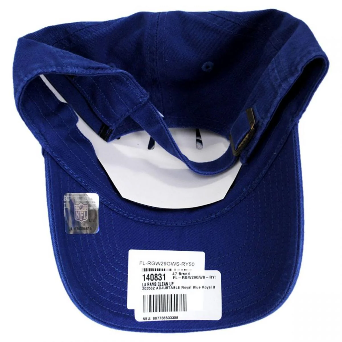 Los Angeles Rams NFL Clean Up Strapback Baseball Cap Dad Hat - Image 14