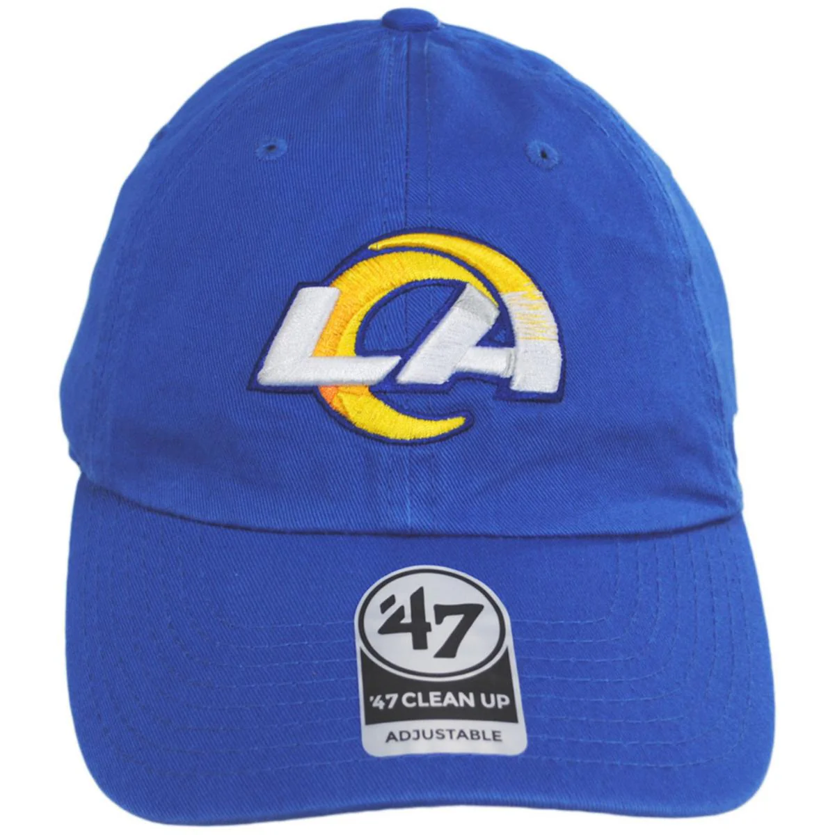 Los Angeles Rams NFL Clean Up Strapback Baseball Cap Dad Hat - Image 3
