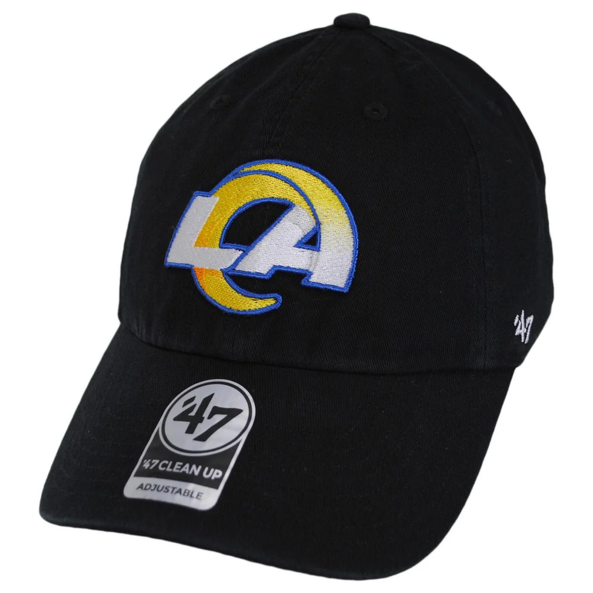 Los Angeles Rams NFL Clean Up Strapback Baseball Cap Dad Hat - Image 9