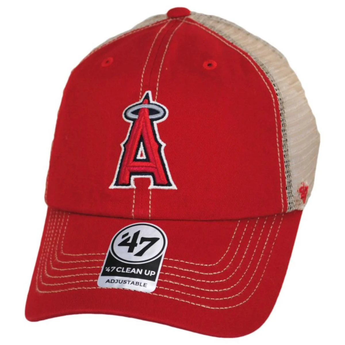 Los Angeles Angels Trawler 47 Mesh Clean Up Baseball Cap