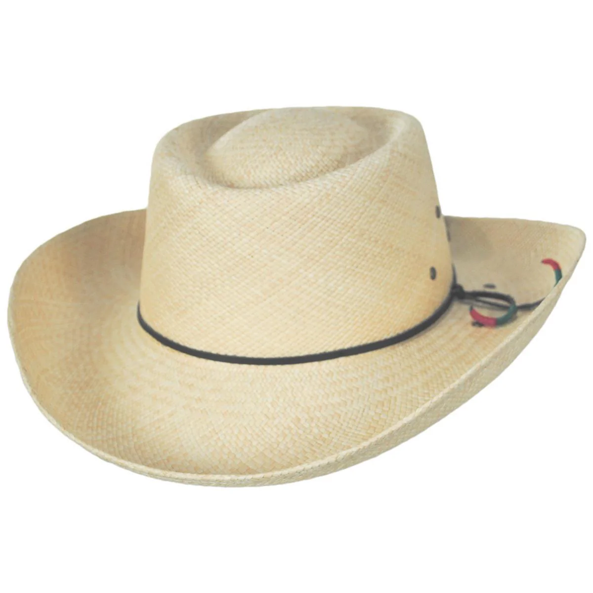 Los Rios Panama Straw Gambler Hat